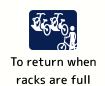To return when racks are full